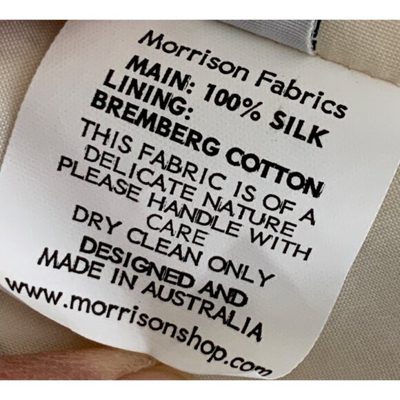 Rare Morrison Fabrics Australia Clare Skirt Splashed Midi Silk NWT $599 8755 - Picture 5 of 7